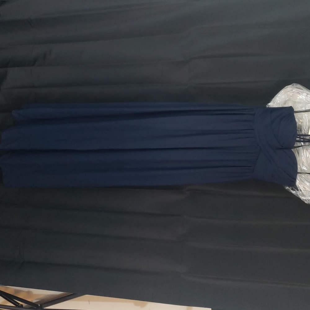 Dark navy blue formal dress